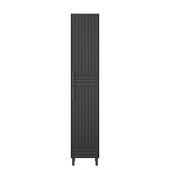 Шкаф-пенал Corozo Терра 35 графит матовый L/R