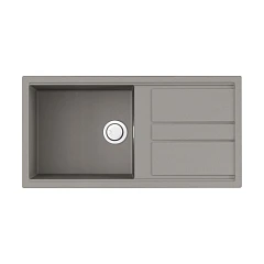 Кухонная мойка Omoikiri Kitagawa 100*51 Leningrad Grey с крылом