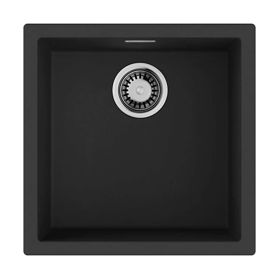 Кухонная мойка Omoikiri Yamakawa 45,6*45,6 гранитная крошка черная