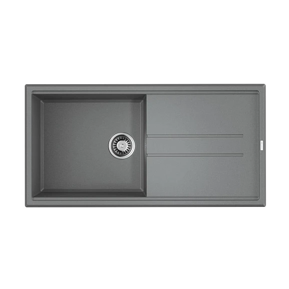 Кухонная мойка Omoikiri Tedori 100*51 гранитная крошка Leningrad Grey с крылом