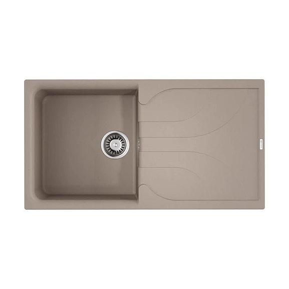 Кухонная мойка Omoikiri Yasugata 100*50 гранитная крошка бежевая с крылом
