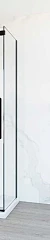 Душевая стенка боковая Vincea Como Soft VSG-1CS900CLB 90*195 профиль черный матовый