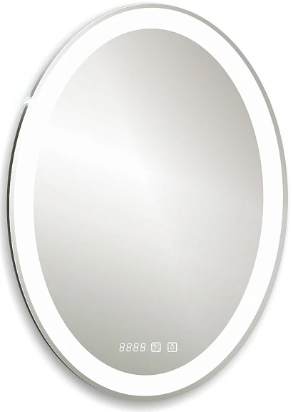 Зеркало Silver Mirrors Италия 57*77 с Led-подсветкой, часами и функцией антизапотевания