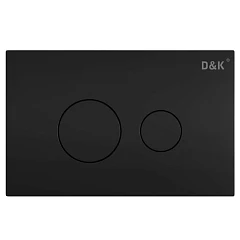 Клавиша смыва D&K Venice DB1029025 черная для системы инсталляции DI8055119