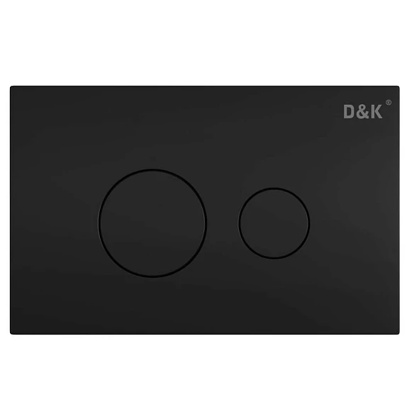 Клавиша смыва D&K Venice DB1029025 черная для системы инсталляции DI8055119