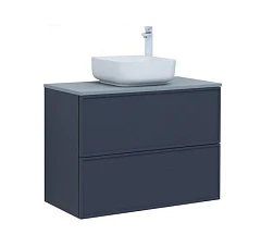Тумба с раковиной Aquanet Арт 90 маренго Soft Touch (тактильный матовый) раковина City-1, зеленая столешница Тумба с раковиной Aquanet Арт 90 маренго Soft Touch (тактильный матовый) раковина City-1, зеленая столешница