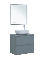 Комплект мебели Aquanet Арт 75 мисти грин Soft Touch (тактильный матовый) раковина City-1, зеленая столешница Комплект мебели Aquanet Арт 75 мисти грин Soft Touch (тактильный матовый) раковина City-1, зеленая столешница