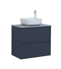 Тумба с раковиной Aquanet Арт 75 маренго Soft Touch (тактильный матовый) раковина City-1, зеленая столешница Тумба с раковиной Aquanet Арт 75 маренго Soft Touch (тактильный матовый) раковина City-1, зеленая столешница