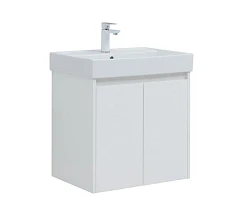 Тумба с раковиной Aquanet Nova Lite 60 белый глянец (2 дверцы) (раковина Латина 60) Тумба с раковиной Aquanet Nova Lite 60 белый глянец (2 дверцы) (раковина Латина 60)