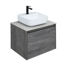 Тумба с раковиной Aquanet Nova Lite 60 дуб рошелье (1 ящик) (раковина City-2) Тумба с раковиной Aquanet Nova Lite 60 дуб рошелье (1 ящик) (раковина City-2)