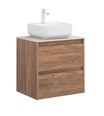 Тумба с раковиной Aquanet Nova Lite 60 дуб шоколадный (2 ящика) (раковина City-2) Тумба с раковиной Aquanet Nova Lite 60 дуб шоколадный (2 ящика) (раковина City-2)