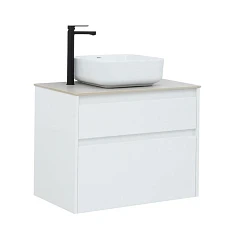 Тумба с раковиной Aquanet Nova Lite 75 белый глянец (2 ящика) (раковина City-1) Тумба с раковиной Aquanet Nova Lite 75 белый глянец (2 ящика) (раковина City-1)