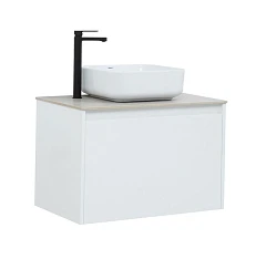 Тумба с раковиной Aquanet Nova Lite 75 белый глянец (1 ящик) (раковина City-1) Тумба с раковиной Aquanet Nova Lite 75 белый глянец (1 ящик) (раковина City-1)