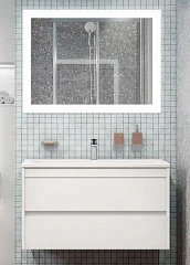 Комплект мебели Art&Max Family 90 Bianco Lucido подвесной Комплект мебели Art&Max Family 90 Bianco Lucido подвесной