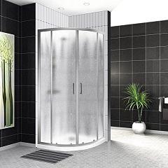 Душевой уголок BelBagno UNO-195-R-2-90-CH-Cr 90*90*210 с поддоном TRAY-A-R-90-550-15-W-W0