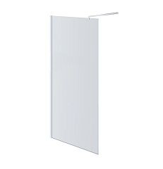 Душевая перегородка Aquatek Walk-in с держателем AQ WIW 14020CH 140*200 L/R профиль хром, стекло прозрачное без поддона