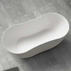 Ванна из искусственного камня ABBER Stein AS9604 170х80 белая матовая Ванна из искусственного камня ABBER Stein AS9604 170х80 белая матовая