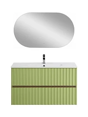 Комплект мебели Art&Max Elegant 100 с LED подсветкой ручек мята Комплект мебели Art&Max Elegant 100 с LED подсветкой ручек мята