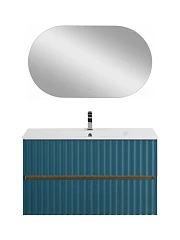 Комплект мебели Art&Max Elegant 100 с LED подсветкой ручек аквамарин Комплект мебели Art&Max Elegant 100 с LED подсветкой ручек аквамарин