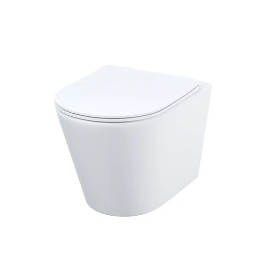 Подвесной унитаз Iddis Calipso CALRNSEi25 36,5*51,5 безободковый с крышкой-сиденьем микролифт Slim