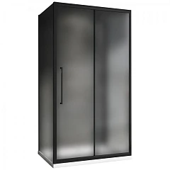 Душевой уголок ABBER Schwarzer Diamant П-образный AG30150BMH-S100BM-S100BM 150*100*195 L/R без поддона Душевой уголок ABBER Schwarzer Diamant П-образный AG30150BMH-S100BM-S100BM 150*100*195 L/R без поддона