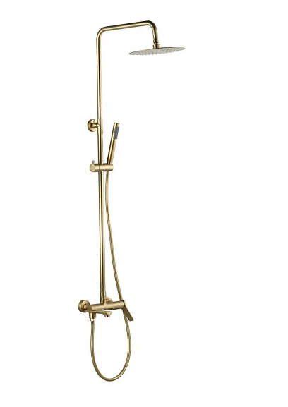 Душевая стойка Esko ST1425SHAGold Shanghai Gold с изливом