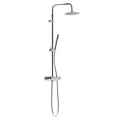 Душевая стойка Damixa Scandinavian Pure 936780000 с полочкой хром Душевая стойка Damixa Scandinavian Pure 936780000 с полочкой хром