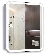 Зеркало-шкаф Silver Mirrors Фиджи Flip 70*80 с Led-подсветкой, инфракрасный выключатель L/R