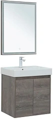 Комплект мебели Aquanet Nova Lite 60 дуб рошелье (2 дверцы) (раковина Латина 60) Комплект мебели Aquanet Nova Lite 60 дуб рошелье (2 дверцы) (раковина Латина 60)