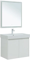 Комплект мебели Aquanet Nova Lite 75 белый глянец (2 дверцы) Комплект мебели Aquanet Nova Lite 75 белый глянец (2 дверцы)