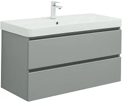 Тумба с раковиной Aquanet Вега 100 мисти грин Тумба с раковиной Aquanet Вега 100 мисти грин