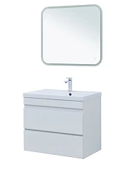 Комплект мебели Aquanet Нота New 75 2 ящика, белый глянец Комплект мебели Aquanet Нота New 75 2 ящика, белый глянец