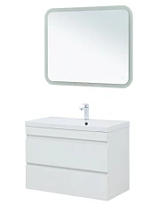 Комплект мебели Aquanet Нота New 90 2 ящика, белый глянец Комплект мебели Aquanet Нота New 90 2 ящика, белый глянец