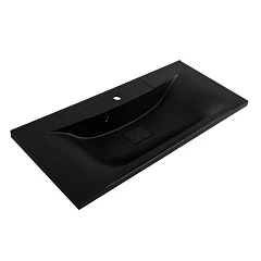 Мебельная раковина BelBagno BB1000/445-LV-ART-PR-NERO 100*44,7 черная матовая (приобретается в комплекте с тумбой) Мебельная раковина BelBagno BB1000/445-LV-ART-PR-NERO 100*44,7 черная матовая (приобретается в комплекте с тумбой)