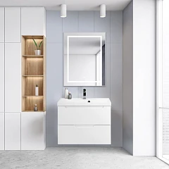 Комплект мебели BelBagno Vittoria 70 Bianco Opaco (с белой раковиной) Комплект мебели BelBagno Vittoria 70 Bianco Opaco (с белой раковиной)