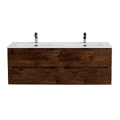 Тумба с раковиной BelBagno Etna 140 с четырьмя ящиками Rovere Moro Тумба с раковиной BelBagno Etna 140 с четырьмя ящиками Rovere Moro