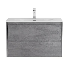 Тумба с раковиной BelBagno Kraft 39 80 подвесная Cemento Grigio (раковина BB-8099-3-80) Тумба с раковиной BelBagno Kraft 39 80 подвесная Cemento Grigio (раковина BB-8099-3-80)