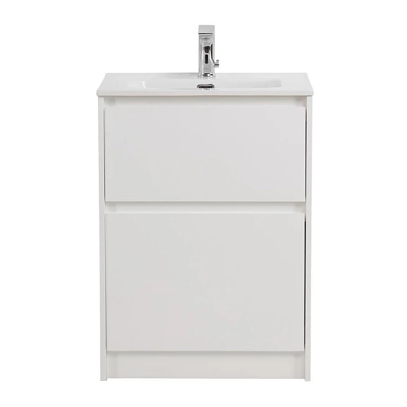Тумба с раковиной BelBagno Kraft 39 50 напольная Bianco Opaco (раковина BB500/390ETL)