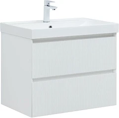 Тумба с раковиной Aquanet Альтера 70 белый матовый Тумба с раковиной Aquanet Альтера 70 белый матовый