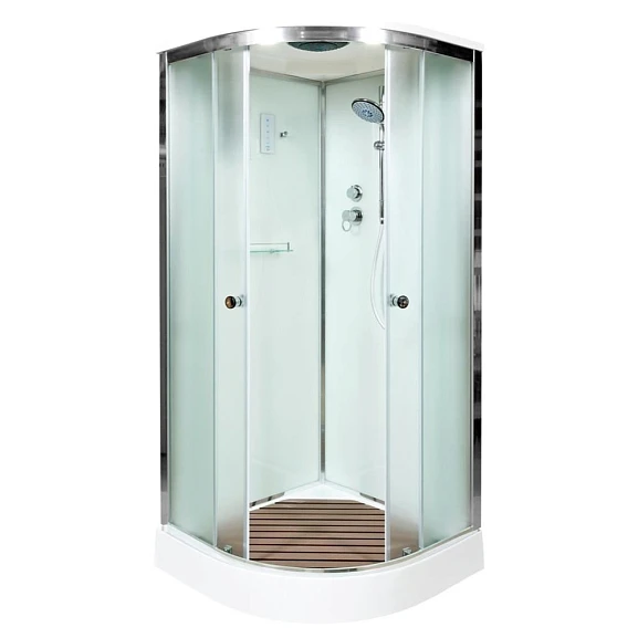Душевая кабина AvaCan D01S 100х100х220 с электрикой