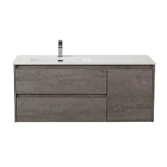 Тумба с раковиной BelBagno Kraft 100 Cemento Grigio L Тумба с раковиной BelBagno Kraft 100 Cemento Grigio L