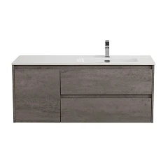 Тумба с раковиной BelBagno Kraft 100 Cemento Grigio R Тумба с раковиной BelBagno Kraft 100 Cemento Grigio R