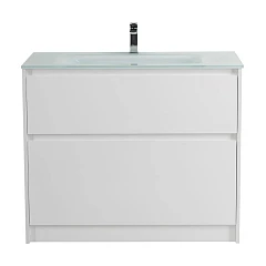 Тумба с раковиной BelBagno Kraft 100 напольная Bianco Opaco (раковина BB1010/465-LV-VTR-BL) Тумба с раковиной BelBagno Kraft 100 напольная Bianco Opaco (раковина BB1010/465-LV-VTR-BL)