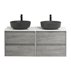 Тумба с раковиной BelBagno Kraft 120 со столешницей Cemento Grigio Тумба с раковиной BelBagno Kraft 120 со столешницей Cemento Grigio