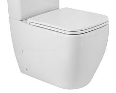 Чаша унитаза BelBagno Luce BB2197CP-TOR/SC безободковая, P-trap с крышкой-сиденьем микролифт