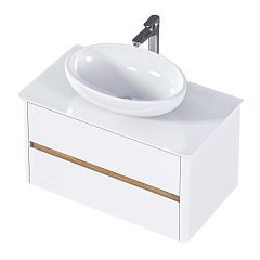 Тумба с раковиной 1Marka Monro 80П 2я White