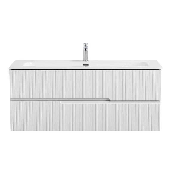 Тумба под раковину Cezares DUET-N 120 Ясень белый Софт с двумя ящиками