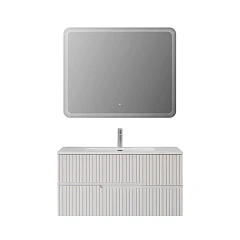 Комплект мебели Cezares DUET-N 100 Bianco Opaco с двумя ящиками (раковина CZR-8095-100) Комплект мебели Cezares DUET-N 100 Bianco Opaco с двумя ящиками (раковина CZR-8095-100)