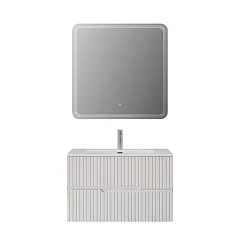 Комплект мебели Cezares DUET-N 80 Bianco Opaco с двумя ящиками (раковина CZR-8095-80) Комплект мебели Cezares DUET-N 80 Bianco Opaco с двумя ящиками (раковина CZR-8095-80)