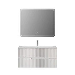 Комплект мебели Cezares DUET-N 100 Bianco Lucido с двумя ящиками (раковина CZR-8073-100) Комплект мебели Cezares DUET-N 100 Bianco Lucido с двумя ящиками (раковина CZR-8073-100)